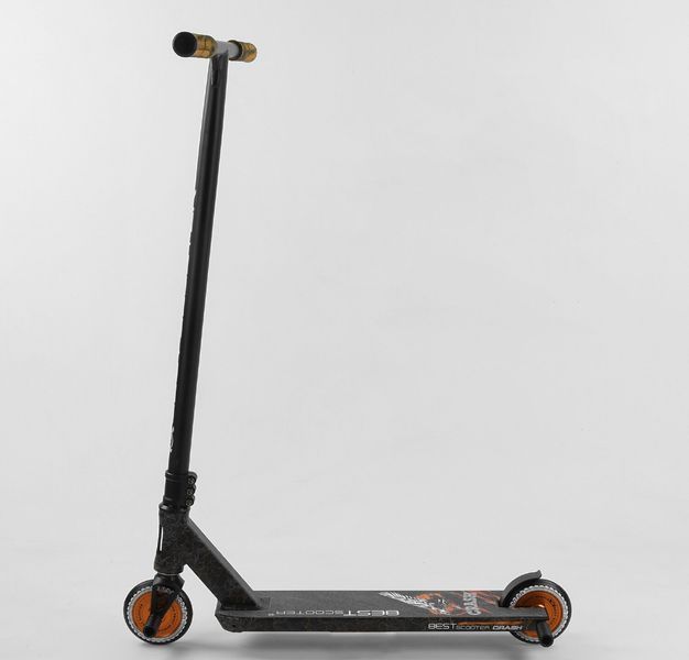 Самокат трюковий Best Scooter &laquo;CRASH&raquo; 65640 чорно-помаранчевий 082-046 фото