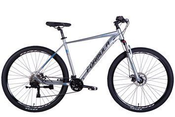 Велосипед AL 29" Formula ZEPHYR 3.0 DD CS рама-21" срiблястий 2026 OPS-FR-29-446 фото