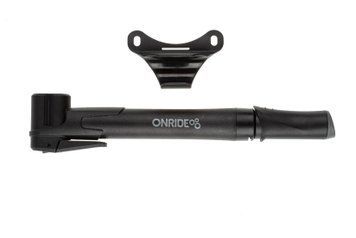 Насос компактний ONRIDE Vise пластиковий, 25см, макс.тиск 80 PSI, голівка з двома отворами під FV/AV 2526116103488 фото