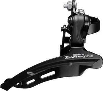 Перемикач перед. верхній хомут н/тяга max-48T под трубу 31,8мм чорний SHIMANO FD-TZ510 DERF-146 фото
