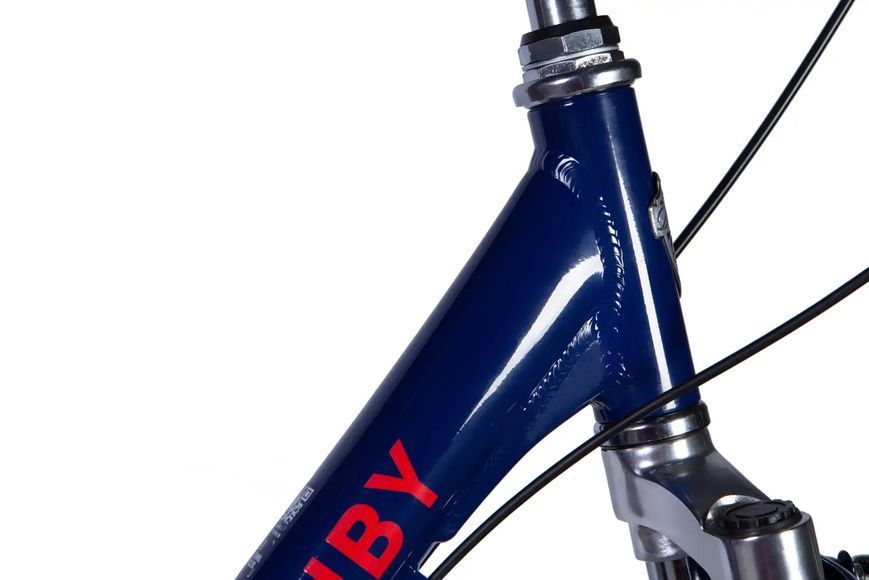 Велосипед AL 26" Dorozhnik RUBY Vbr FR рама-17" темно-синій 2024 крила, крило пер., крило зад., підніжка, дзвоник OPS-D-26-257 фото