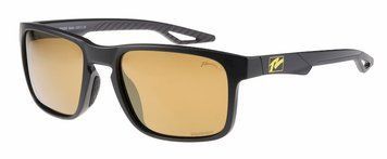 Окуляри Relax Baltra чорні матові, лінза smoke (Polarized TAC 1,1 mm), gold mirror, кат. 3 R5425D фото