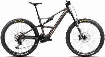 Велосипед ORBEA RISE LT M20 420W M Cosmic Carbon View - Golden Sand (Gloss), опція: комп'ютер SC-EN600, аморт FOX X PERF S33705SX-CS фото