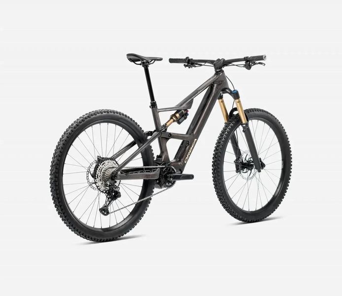 Велосипед ORBEA RISE LT M20 420W M Cosmic Carbon View - Golden Sand (Gloss), опція: комп'ютер SC-EN600, аморт FOX X PERF S33705SX-CS фото