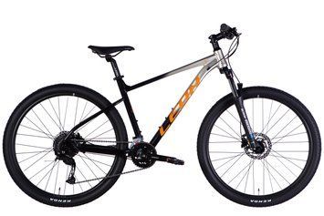 Велосипед AL 27,5" Leon XC 80 HDD рама-18" срiблястий з чорним 2025 OPS-LN-27,5-067 фото
