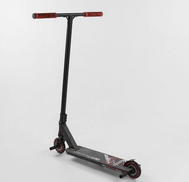 Самокат трюковий Best Scooter &laquo;CRASH&raquo; 67839 чорно-червоний 082-047 фото