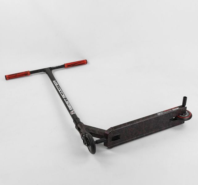 Самокат трюковий Best Scooter &laquo;CRASH&raquo; 67839 чорно-червоний 082-047 фото