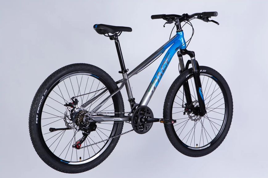 Велосипед ST 26" SPACE MARS DD FR рама-13" синьо-сірий 2026 OPS-SP-26-080 фото