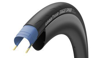 Покришка 700x25 (25-622) GoodYear Eagle Sport Tube Type Wire Black, 60tpi TIR-64-33 фото