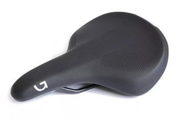Сідло Green Cycle Comfort Foam 190, сталеві рейли, чорне SAD-06-03 фото