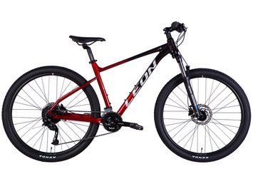 Велосипед AL 27,5" Leon XC 80 HDD рама-18" чорний з червоним 2025 OPS-LN-27,5-068 фото