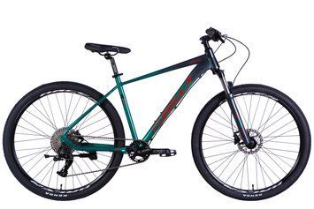 Велосипед AL 29" Formula ZEPHYR 1.0 HDD рама-19" темно-сріблястий з зеленим 2026 OPS-FR-29-449 фото