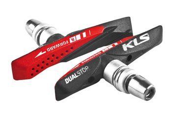 Колодки гальмівні KLS Dualstop V-02 для V-Brake пара 8585019319548 фото