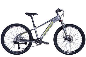 Велосипед AL 24" Formula ZEPHYR 3.0 DD CS рама-12" сіро-зелений 2025 OPS-FR-24-435 фото