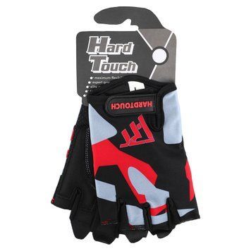 Перчатки для фітнесу HARD TOUCH FG-009 M чорний-рожевий FG-009-3 фото