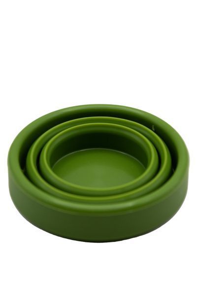 Стакан складаний TRAMP силіконовий з кришкою olive 180мл UTRC-083 UTRC-083-olive фото