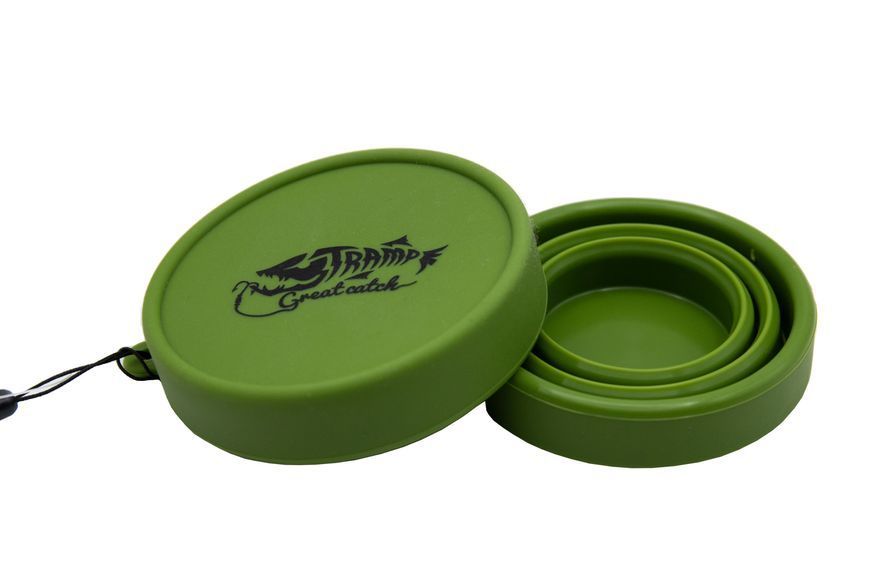Стакан складаний TRAMP силіконовий з кришкою olive 180мл UTRC-083 UTRC-083-olive фото