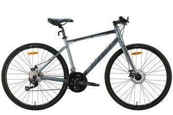 Велосипед AL 28" Leon HD 80 DD рама-19" сірий з чорним (матовий) 2024 OPS-LN-28-043 фото