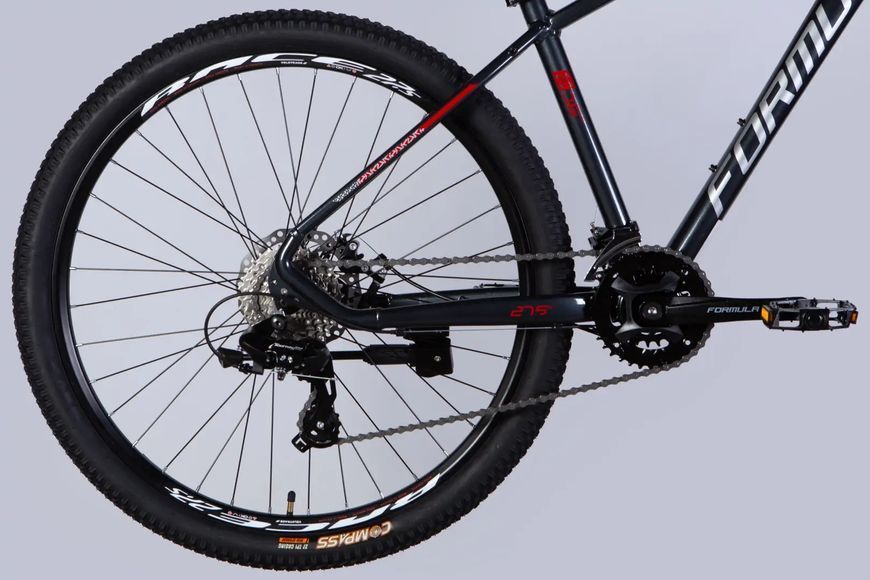 Велосипед AL 27.5" Formula THOR DD CS рама-16" темно-сірий зі сріблястим 2025 OPS-FR-27.5-264 фото