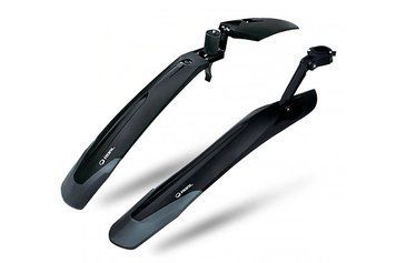 Крила 24-29" RBRL RL-910F/R швидкозмінні (кріпл. на корону вилки і підсідел.) чорн. MUD-416 фото