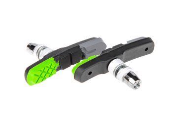 Гальмівні колодки ободні ONRIDE Molar, 72 мм, 3-х компонентні, зелені (для V-brake) (polybag) 2526116104864 фото