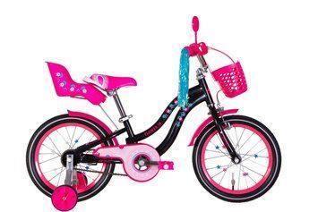 Велосипед ST 16" Formula Kid FLOWER PREMIUM BH рама-8,5" чорний з рожевим 2026 OPS-FRK-16-241 фото