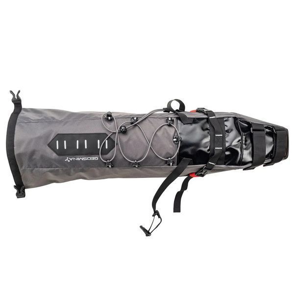 Сумка подседельная GEOSMINA Large Seat Bag (15L), 520г, серая BIB-47-41 фото