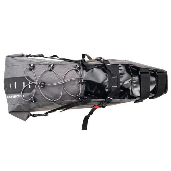 Сумка подседельная GEOSMINA Large Seat Bag (15L), 520г, серая BIB-47-41 фото