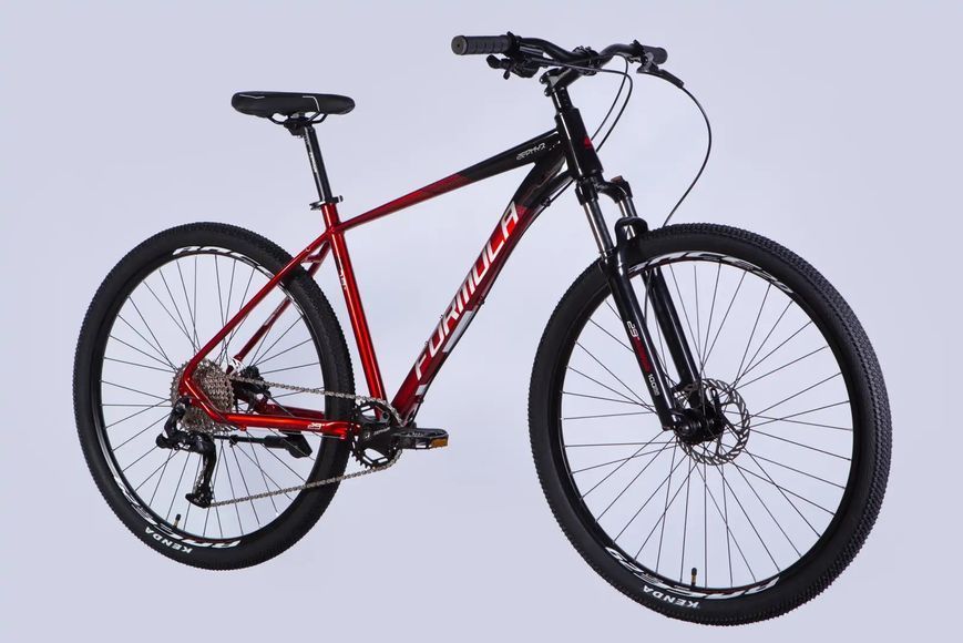 Велосипед AL 29" Formula ZEPHYR 1.0 HDD рама-19" чорно-червоний 2026 OPS-FR-29-451 фото