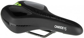Сідло ONRIDE Merlin, Comfort Plus сталеві рамки чорний 265х162мм 6936116100015 фото