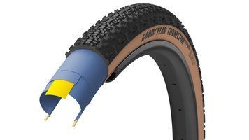 Покришка 700x40 (40-622) GoodYear CONNECTOR tubeless complete, folding, black/tan, 120tpi TIR-37-18 фото