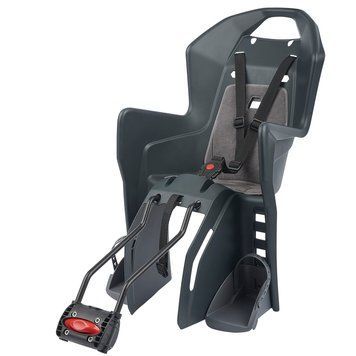 Дитяче крісло заднє POLISPORT Koolah FF 29" на підсідельну трубу, 26"-29", 9-22 кг, темно-сіре 8631400021 фото