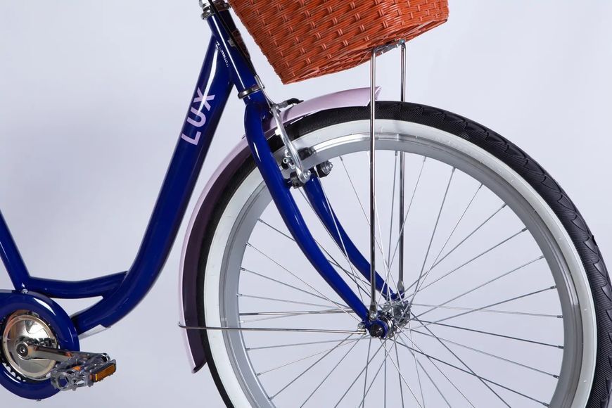 Велосипед ST 26" Dorozhnik LUX Velosteel рама-17" бузковий 2025 OPS-D-26-268 фото