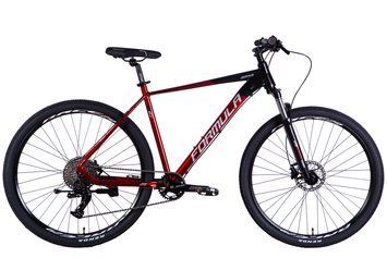 Велосипед AL 29" Formula ZEPHYR 1.0 HDD рама-21" чорно-червоний 2026 OPS-FR-29-455 фото
