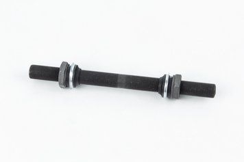 Вісь втулки задн. Quando KT-AXLE-14-R 175mm BMX на гайках сталева з конусами KT-AXLE-14-R фото