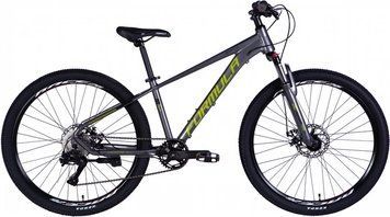 Велосипед AL 26" Formula ZEPHYR 3.0 DD CS рама-14" сіро-зелений 2025 OPS-FR-26-784 фото