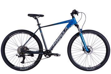 Велосипед AL 29" Formula ZEPHYR 1.0 HDD рама-21" синьо-сірий 2026 OPS-FR-29-456 фото