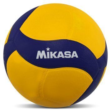 М'яч волейбольний MIKASA V330W №5 PU жовтий-синій V330W фото