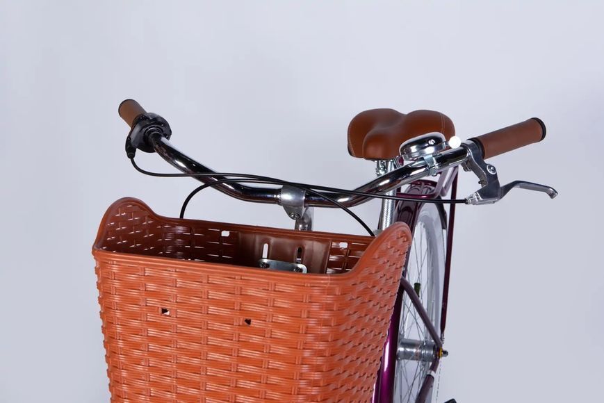 Велосипед ST 28" Dorozhnik RETRO PH рама-19" малиновий 2026 OPS-D-28-552 фото