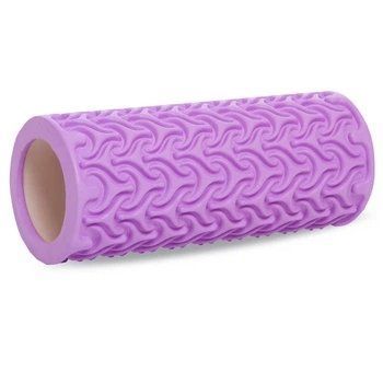Ролер для йоги FHAVK Grid Roller FI-1470 33см фіолетовий 2000000304809 фото