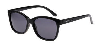 Окуляри дитячі Relax Frigo чорні глянцеві, лінза smoke (Polarized TAC 1,1 mm), кат. 3 R3090A фото
