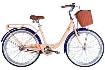 Велосипед ST 26" Dorozhnik LUX Velosteel рама-17" пудровий 2025 OPS-D-26-292 фото