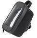 Сумка на верхнюю трубу рамы Green Cycle Phone hard bag, с отделением для телефона, черная