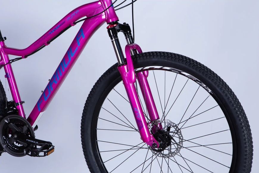 Велосипед AL 27.5" Formula ALPINA DD FR рама-16" рожево-синій 2026 OPS-FR-27.5-293 фото
