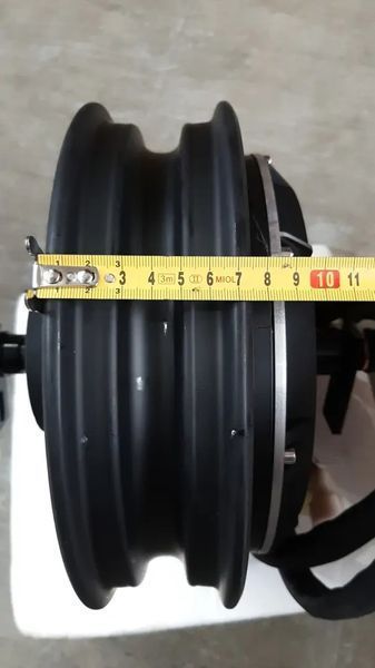 Мотор-колесо QS 205 V3 72В 3000Вт 50H прямой привод, под шину 12*3,5", дропаут 200мм MOR-036 фото