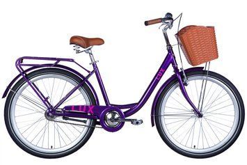 Велосипед ST 26" Dorozhnik LUX Velosteel рама-17" сливовий 2026 OPS-D-26-363 фото