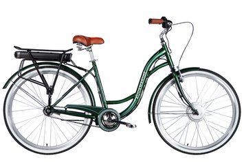 Велосипед з електроприводом 28" ST Dorozhnik eAQUAMARINE BH рама-19" 36B 13А*г 500Вт зелений YS 2286-1 2026 ELB-D-28-105 фото