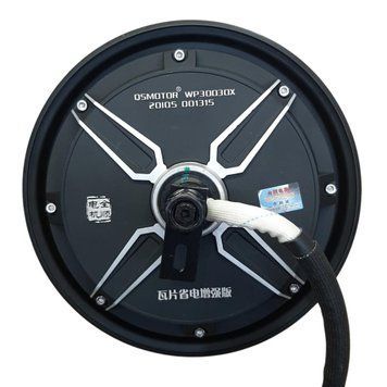Мотор-колесо QS 205 V3 72В 3000Вт 50H прямой привод, под шину 12*3,5", дропаут 200мм MOR-036 фото
