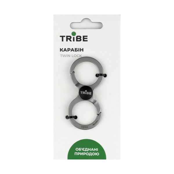Карабін Tribe Twin Lock T-LB-0007-metal T-LB-0007-metal фото