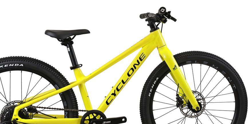 Велосипед CYCLONE 24" ULTIMA 12" Жовтий 2025/2 25-910 фото